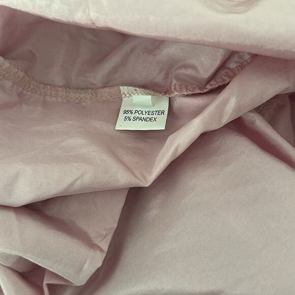 Light pink pants windbreakers Sz Small light weight joggers track pants - Picture 7 of 8